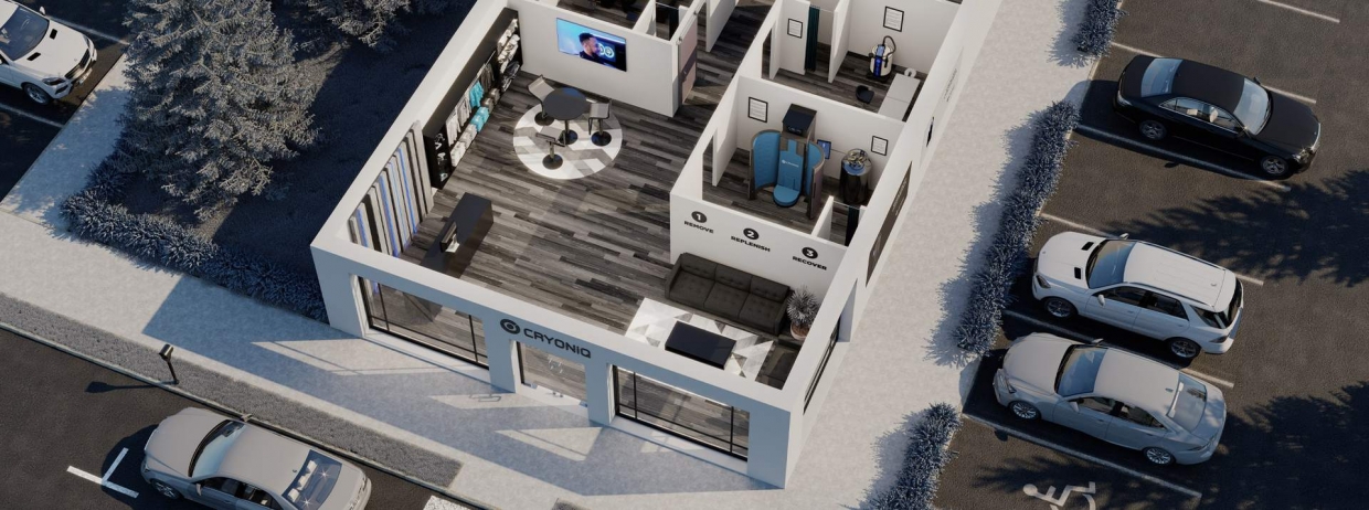 CRYONiQ cold air facilities with recovery equipment