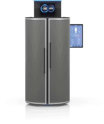 CRYO XC™ cold air unit in anthracite standing alone in center