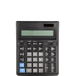 Calculator symbolizing the financing options offered by CRYONiQ
