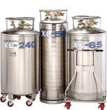 Stainless steel pressurized tanks for storage of liquid nitrogen